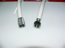 [PLB-001329] 10431 Hose for special applications - 1/2" fitting on both ends, White nylon 10'