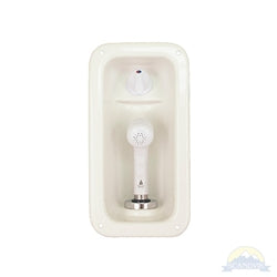 [PLB-001508] Scandvik 14157 Shower Kit Vertical Off White
