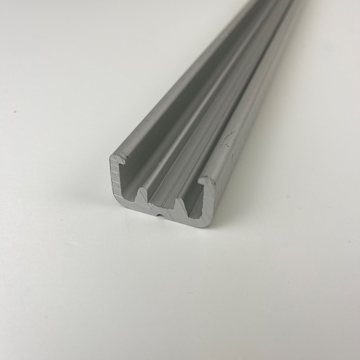 [TSM-000006] Roller Ball Door Track - Silver - Top or Bottom Track Only - Sold by the foot