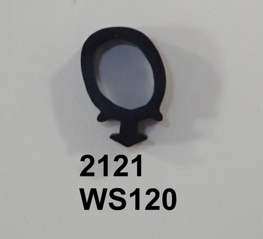 [TSM-000301] Rubber Door Seal 7/16" Bulb 1/8" Dovetail
