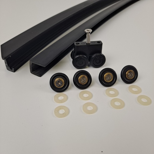[TSM-ASSY-390DAHatchTrackSet] Sea Ray 390DA 7 Piece Hatch Track Set