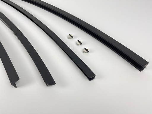 [TSM-ASSY-410HatchTrackSet] Sea Ray 410DA 7 Piece Hatch Track Set