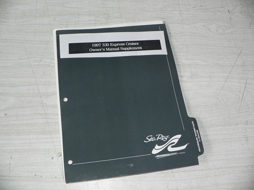 [SUR-000076] Sea Ray safety and operations quick reference manual 2003 420 Sundancer part# 1733432
