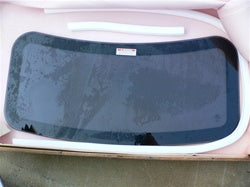 [SUR-000109] Sea Ray tempered glass skylight for 390 Sundancer, minor scratches