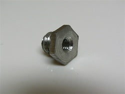 [SUR-000304] Stainless steel threaded anchor insert accepts 1/4-20 screws. 3/8" depth