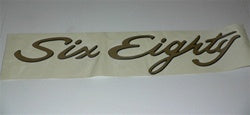 [DCL-000100] Sea Ray Decals "Six Eighty" Gold/black, Sea Ray Part# 1497114