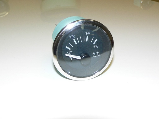 [GAU-001006] VOLT-12 Volt Sea Ray replacement gauge, 10-16 Volt  for 12V 1291277 86134F