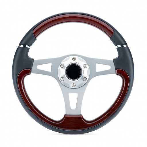 Steering Wheel leather/Cherry 3 spoke - Kit 370 