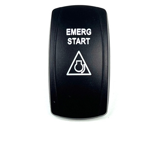[ELC-ASSY-008307] C5 Engraved Actuator/Cover  : EMERG START