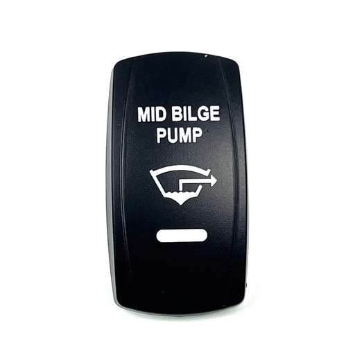 [ELC-ASSY-008326] C5 Engraved Actuator/Cover  : MID BILGE PUMP