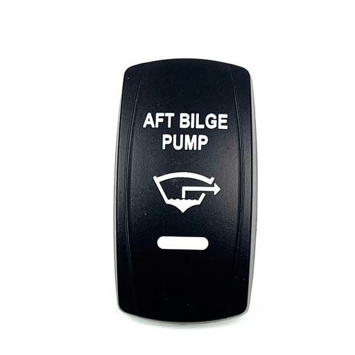 [ELC-ASSY-008327] C5 Engraved Actuator/Cover  : AFT BILGE PUMP