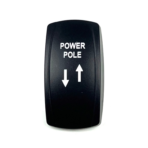 [ELC-ASSY-008331] C5 Engraved Actuator/Cover  : POWER POLE - ARROWS