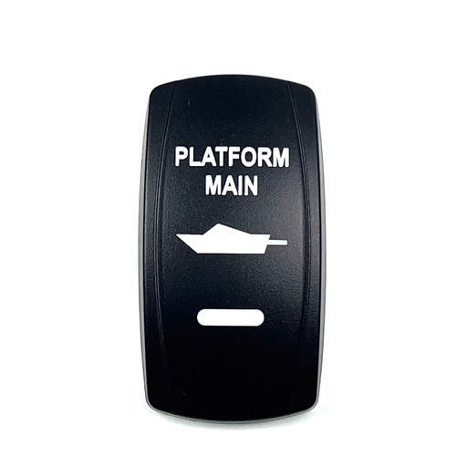 [ELC-ASSY-008332] C5 Engraved Actuator/Cover  : PLATFORM MAIN