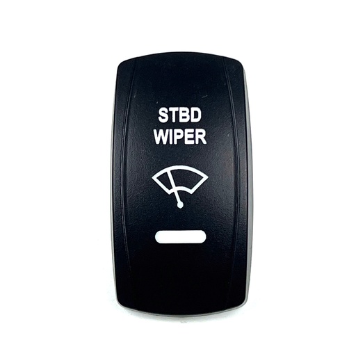 [ELC-ASSY-008342] C5 Engraved Actuator/Cover  : STBD WIPER