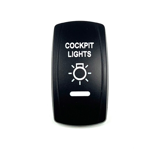 [ELC-ASSY-008364] C5 Engraved Actuator/Cover  : COCKPIT LIGHTS