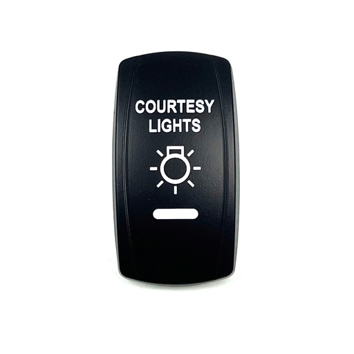 [ELC-ASSY-008365] C5 Engraved Actuator/Cover  : COURTESY LIGHTS