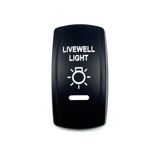[ELC-ASSY-008368] C5 Engraved Actuator/Cover  : LIVEWELL LIGHT