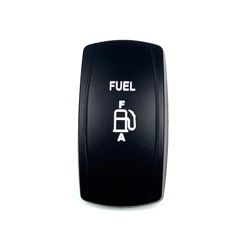 [ELC-ASSY-008395] C5 Engraved Actuator/Cover  : FUEL - Fore Aft