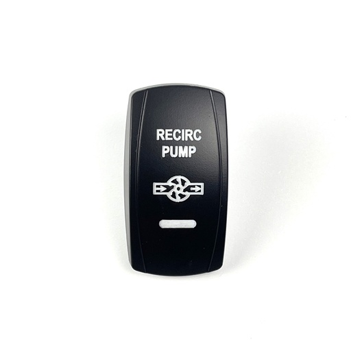 [ELC-ASSY-008401] C5 Engraved Actuator/Cover  : RECIRC PUMP