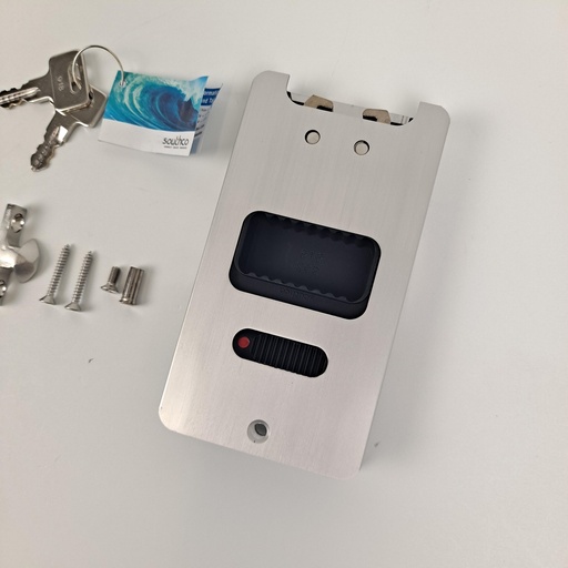 [SUR-000533] Mobella MF Flush entry door lockset - Aluminum