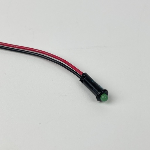 [ELC-006972] 14VDC Mini 3mm LED Indicator Light - Green
