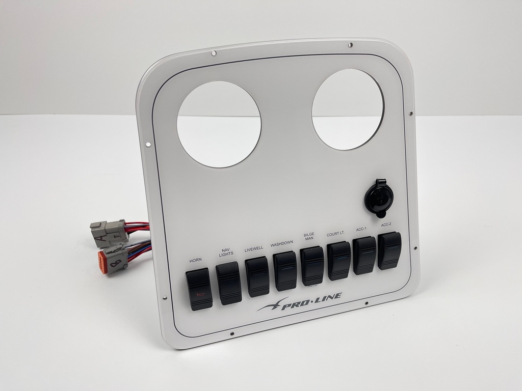 Fully Wired Replacement Panel w/ Rocker Switches - Proline | Flounder ...