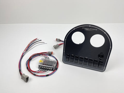 [FWPA-Hydrasports212CC-Rkr] Fully Wired Replacement Panel w/ Rocker Switches - Hydrasports 212CC