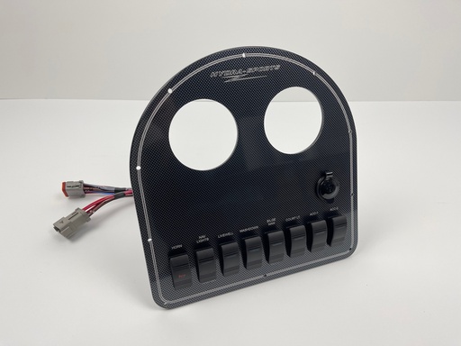 [FWPA-Hydrasports212CC-Rkr] Fully Wired Replacement Panel w/ Rocker Switches - Hydrasports 212CC
