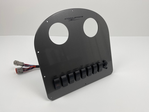 [FWPA-Hydrasports230CC-Rkr] Fully Wired Replacement Panel w/ Rocker Switches - Hydrasports 230CC