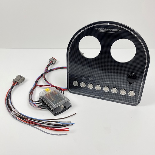 Fully Wired Replacement Panel w/ Pushbutton Switches - Hydrasports 212CC