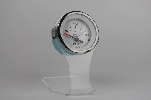 [GAU-003304] Lido Pro Veethree Marine Oil Pressure Gauge, Elec 0-80 psi 59653F
