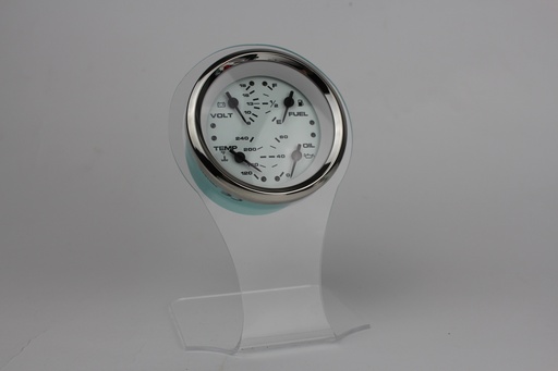 [GAU-003316] Lido Pro Multi 4-in-1 Gauge Fuel, Volt, Oil Pressure, Water Temp - GAUGE ONLY