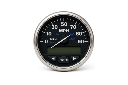 [GAU-003602] Matrix Veethree Marine  3" SPEEDOMETER Only 0-90 MPH 781016SDFB