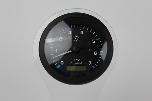 [GAU-003706] Eclipse Blk-Wh-Blu Tach/Hour,  O/B & 4 Cycle Gas 7K 3"