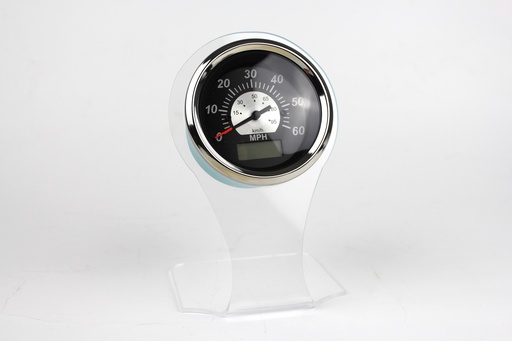 [GAU-003920] Black Sterling Speedometer, GPS Head Only, 60 MPH 3"