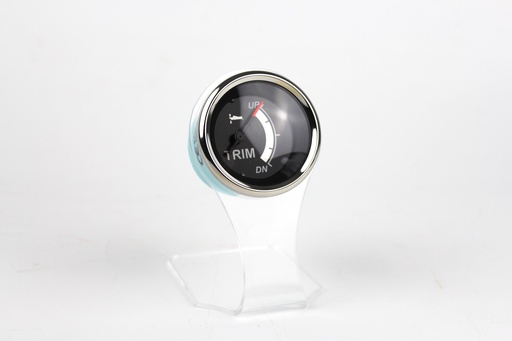 [GAU-003938] Black Sterling/Crest Trim Gauge, Mariner/Merc, Yamaha '01 & on 67023F