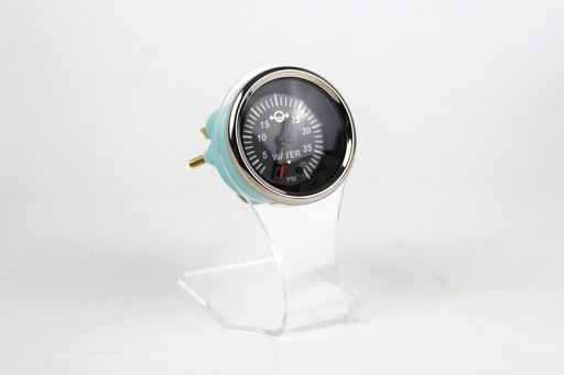 [GAU-003948] Black Sterling Veethree Marine Water Pressure Gauge Only O/B 40 psi 67382F