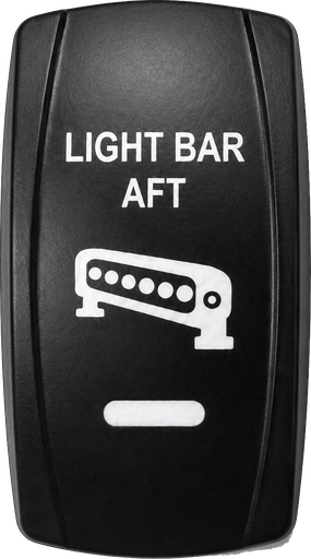 [ELC-ASSY-008414] C5 Engraved Actuator/Cover: LIGHT BAR - AFT