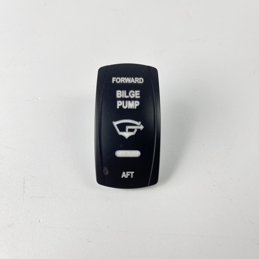 [ELC-ASSY-008418] C5 Engraved Actuator/Cover : BILGE PUMP - FWD/AFT