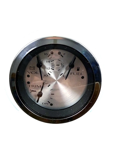 [GAU-005002] Bennington Multi Gauge Volt/Trim/Fuel 781432PDFB 