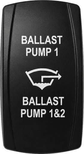[ELC-ASSY-008427] C5 Engraved Actuator/Cover : Ballast Pump 1,1&2 