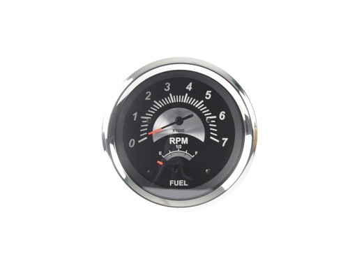 [GAU-003913] Black Sterling Multi Function 3" 7K Tach, Fuel 69170F